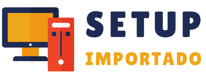 site logo com palavras: setup importado